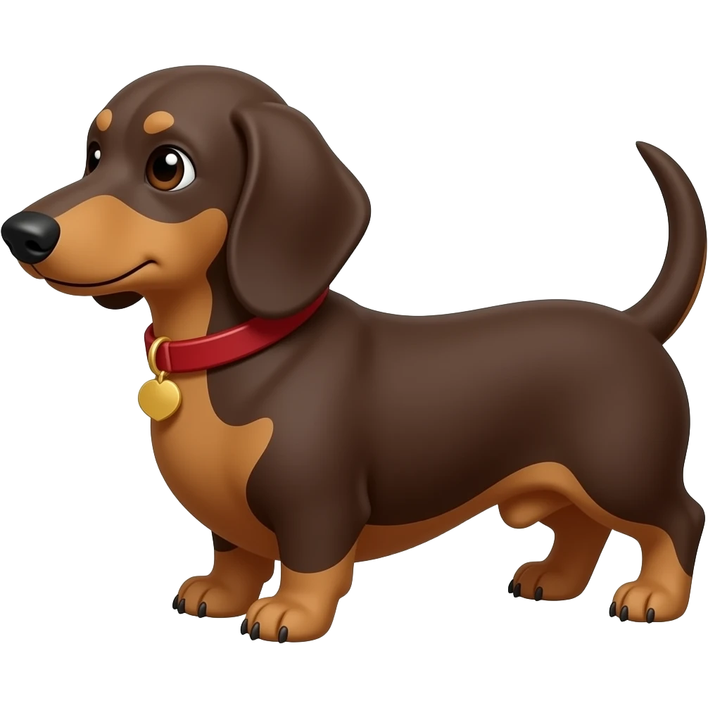 perro salchicha emoji