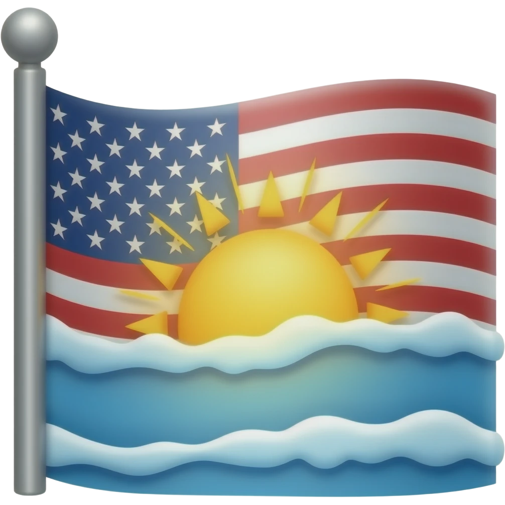 ایموجی پرچم شیروخورشید دقیق emoji