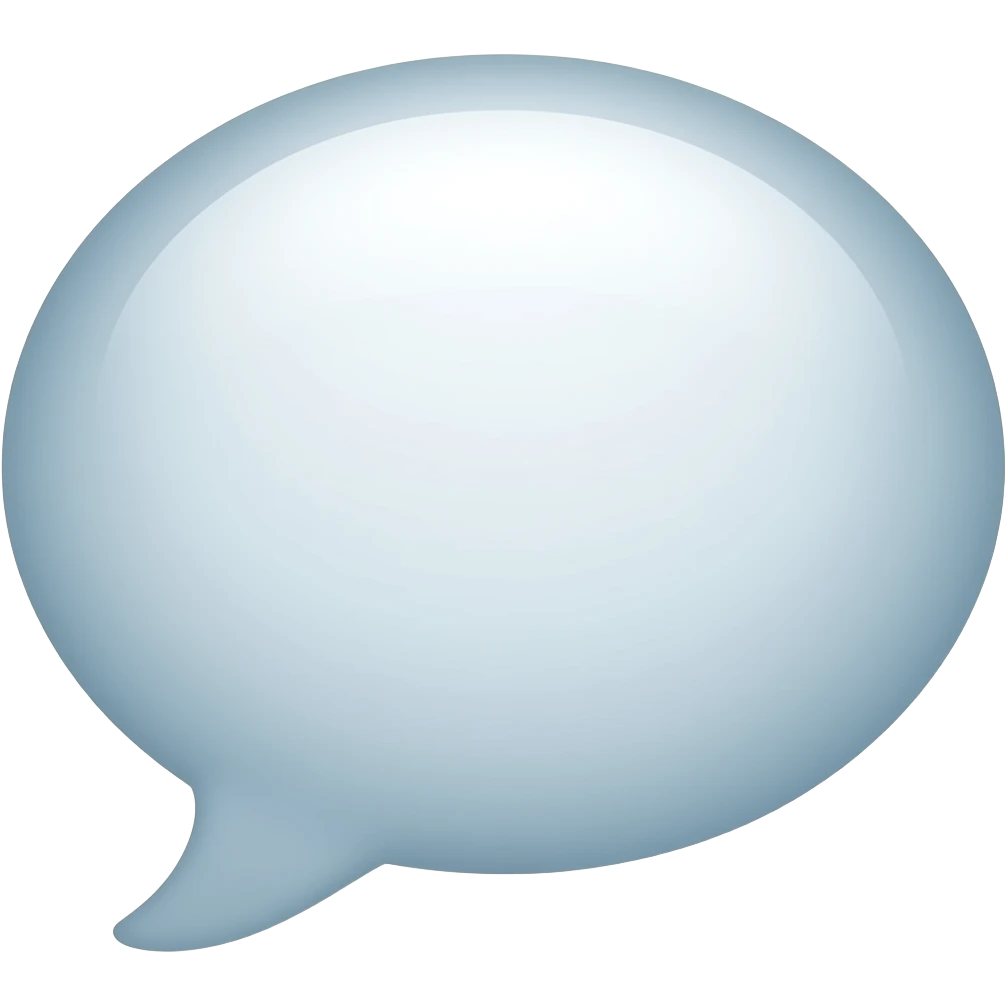 plain text bubble emoji