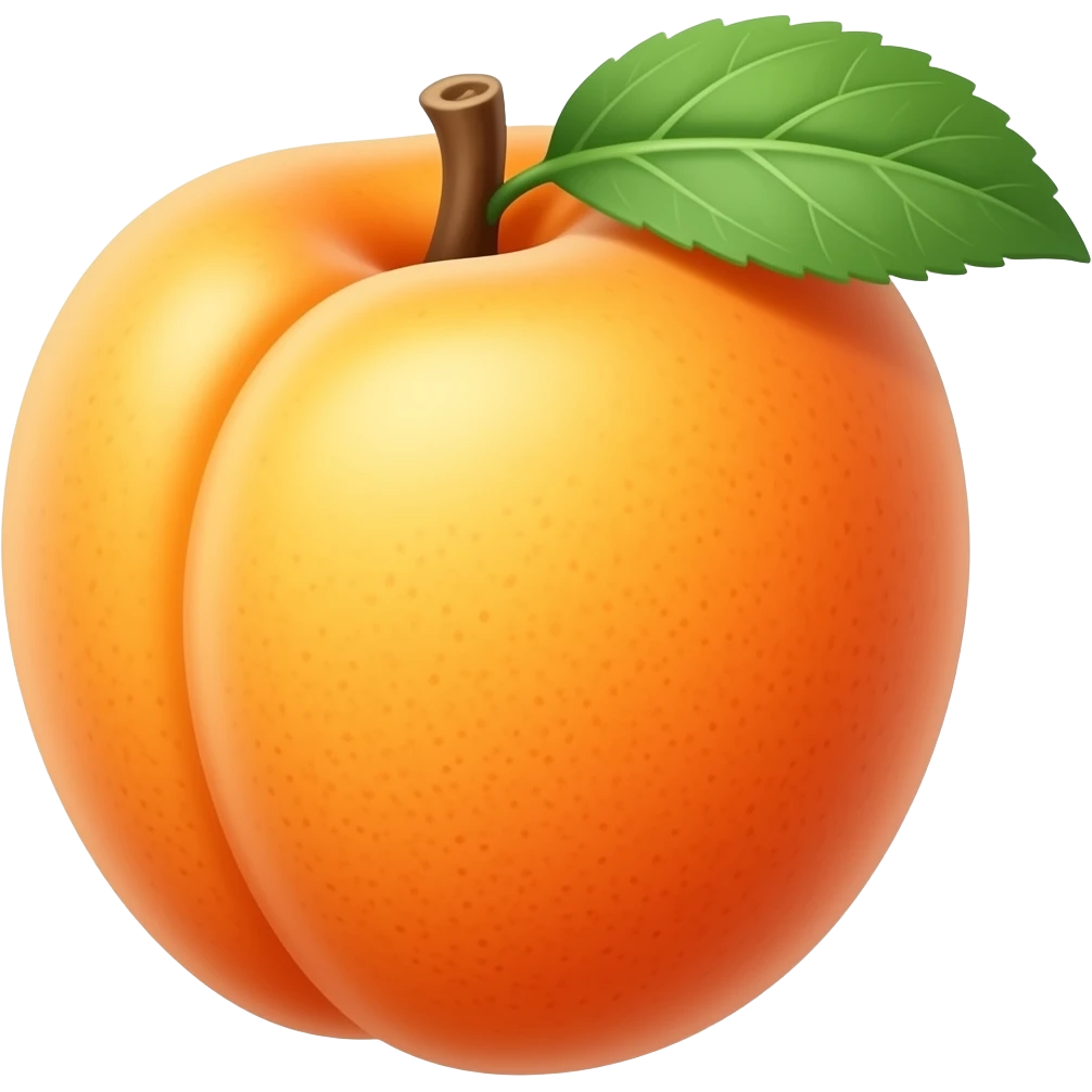 Apricot emoji