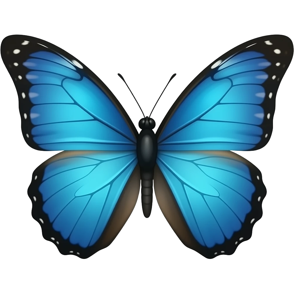 Blue Butterfly emoji