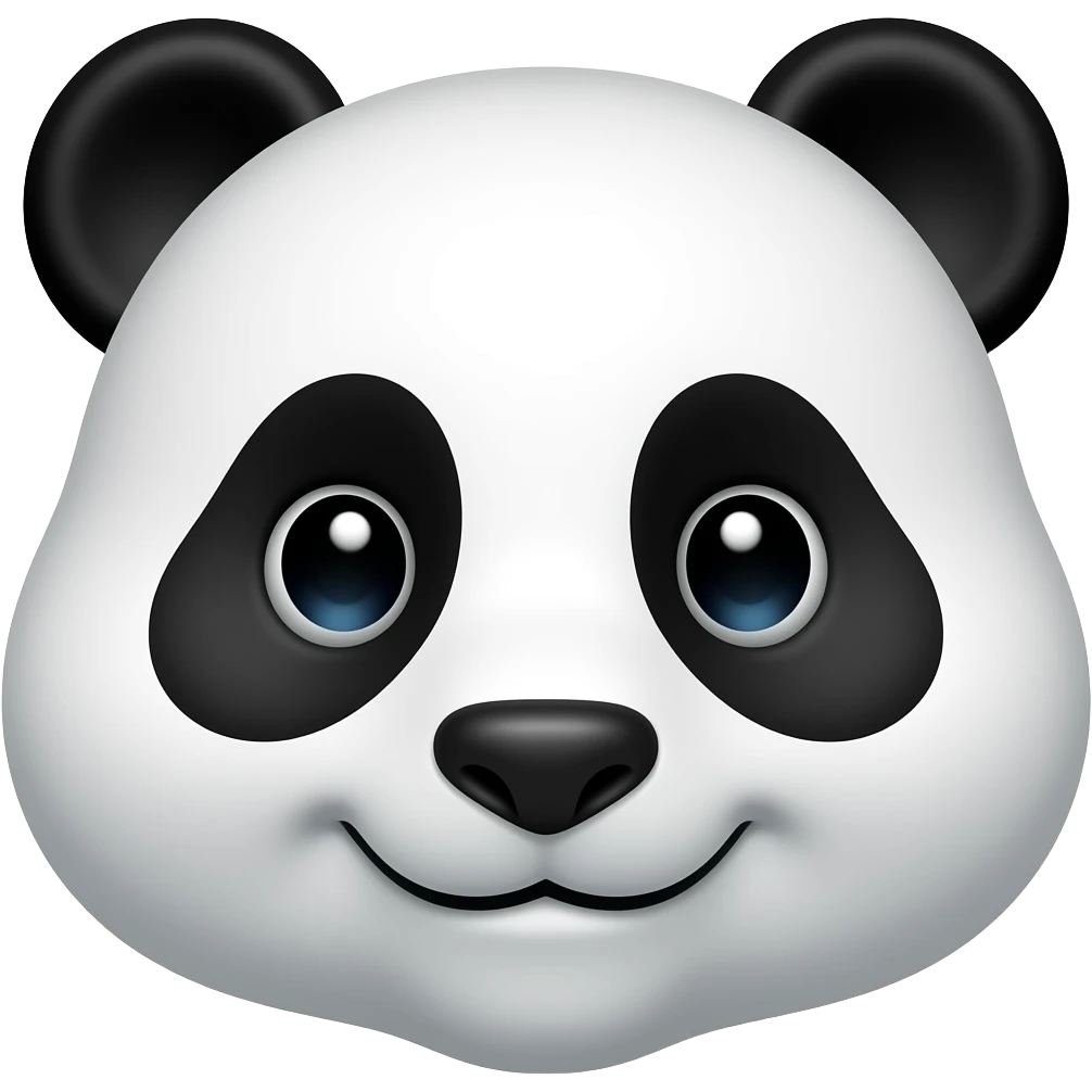 panda's face emoji