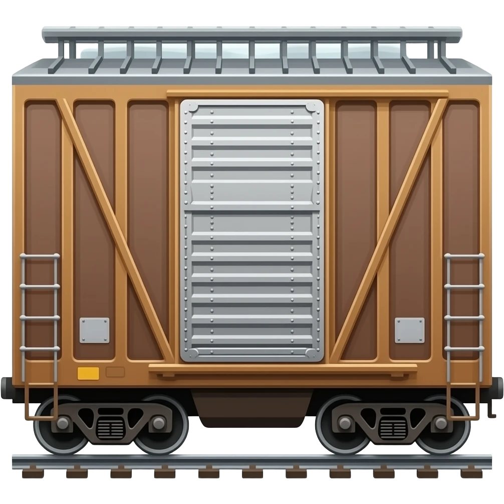 Hopper Car Train emoji