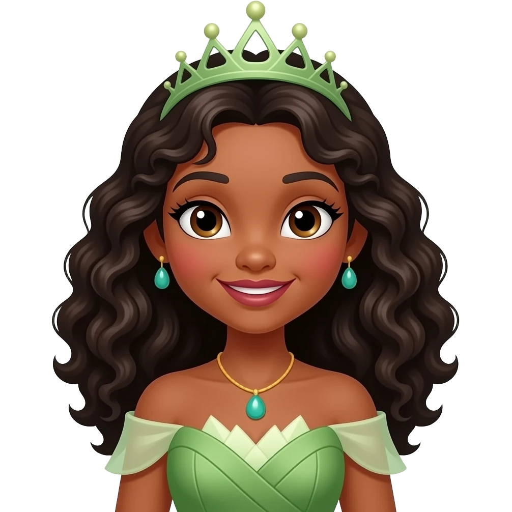 princesa tiana emoji
