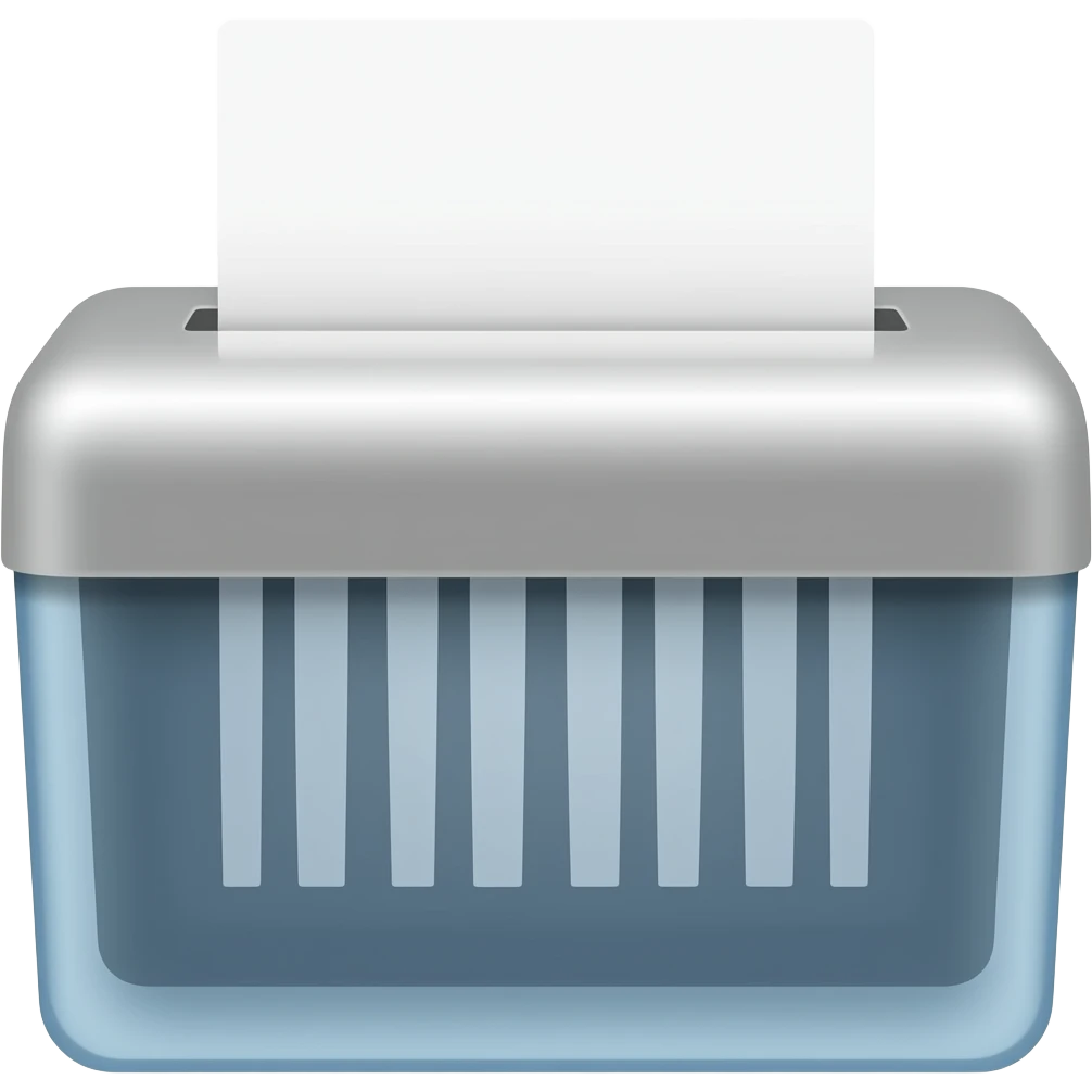 Shredder emoji
