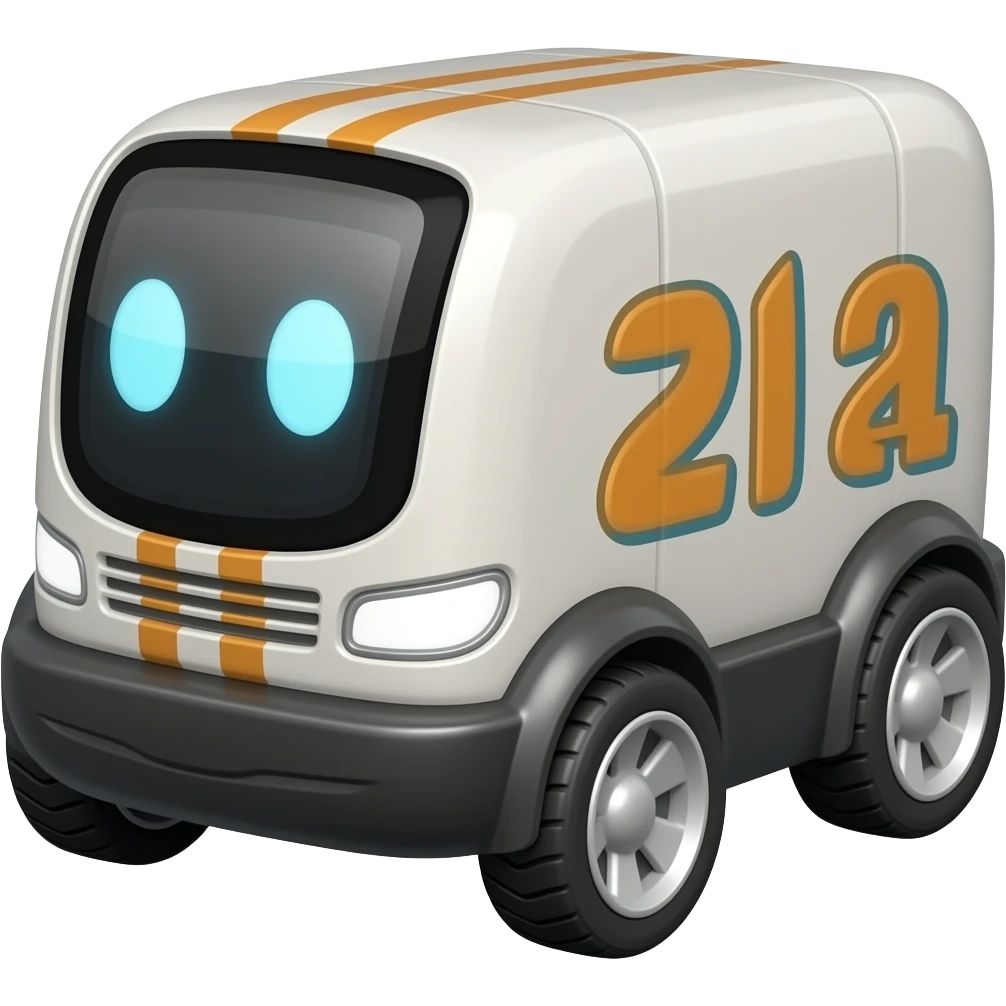 delivery robot emoji