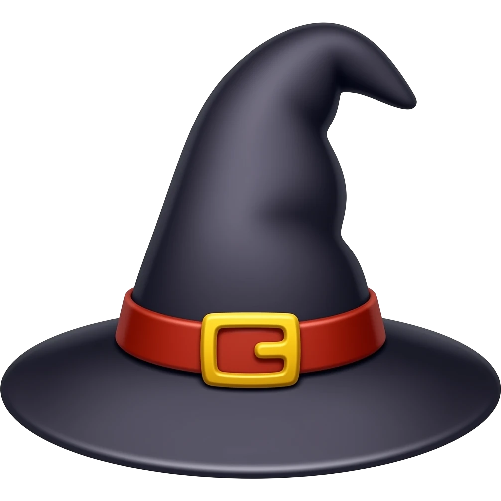 Witch hat emoji
