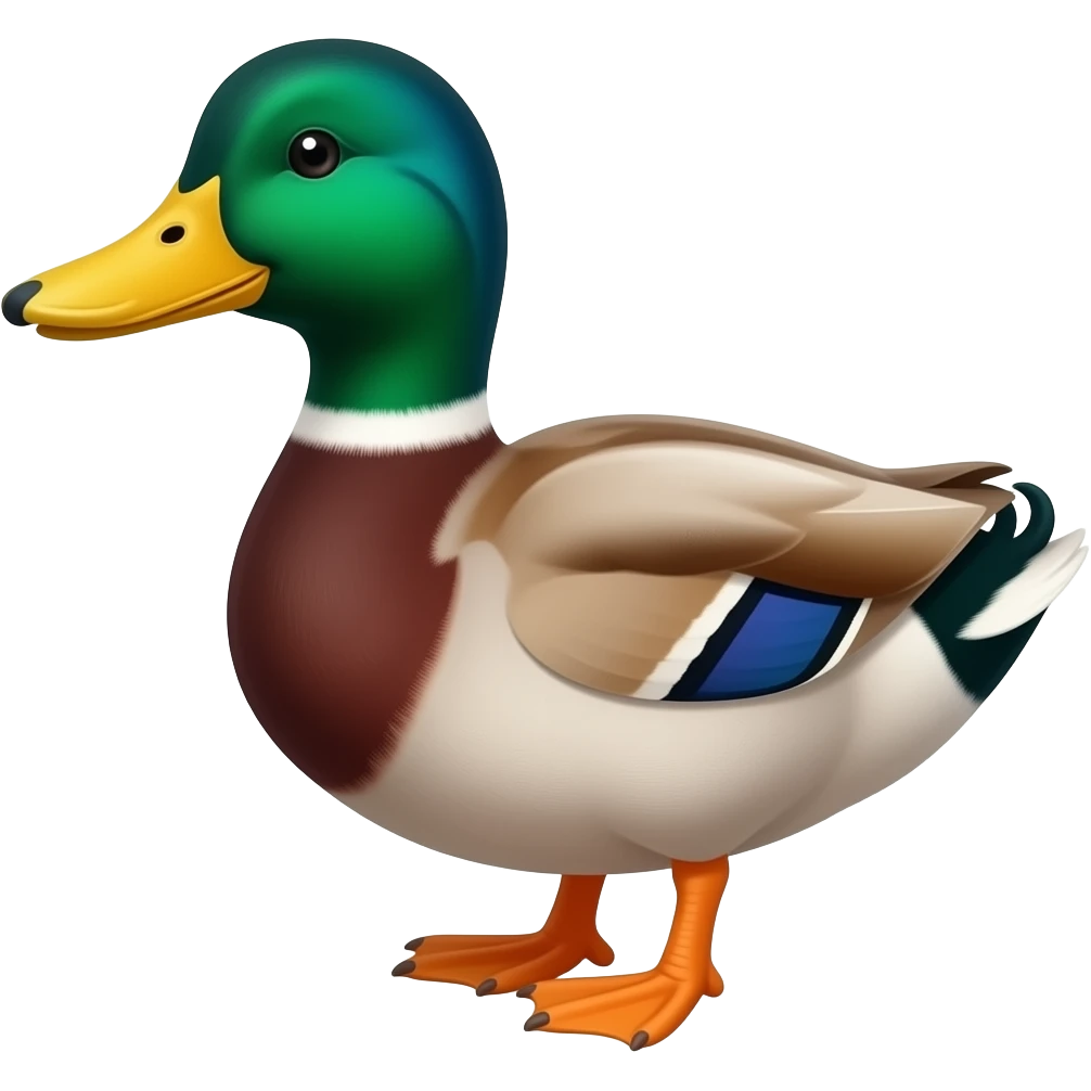 A Duck gambling emoji