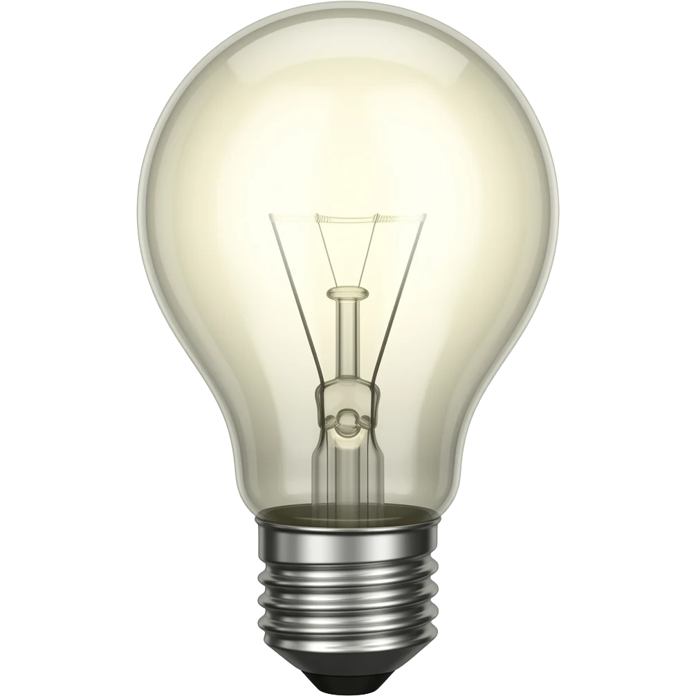 light bulb emoji