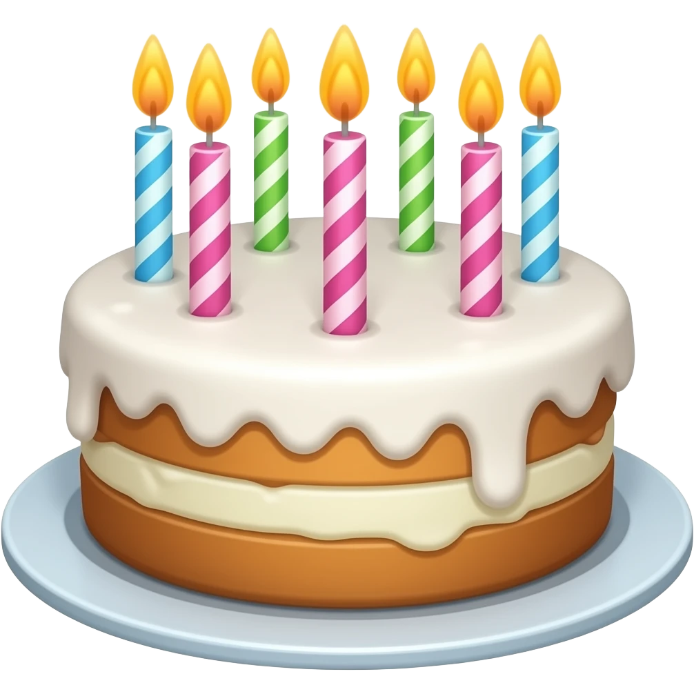 birthday cake emoji