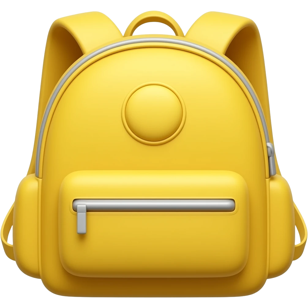 backpack yellow emoji