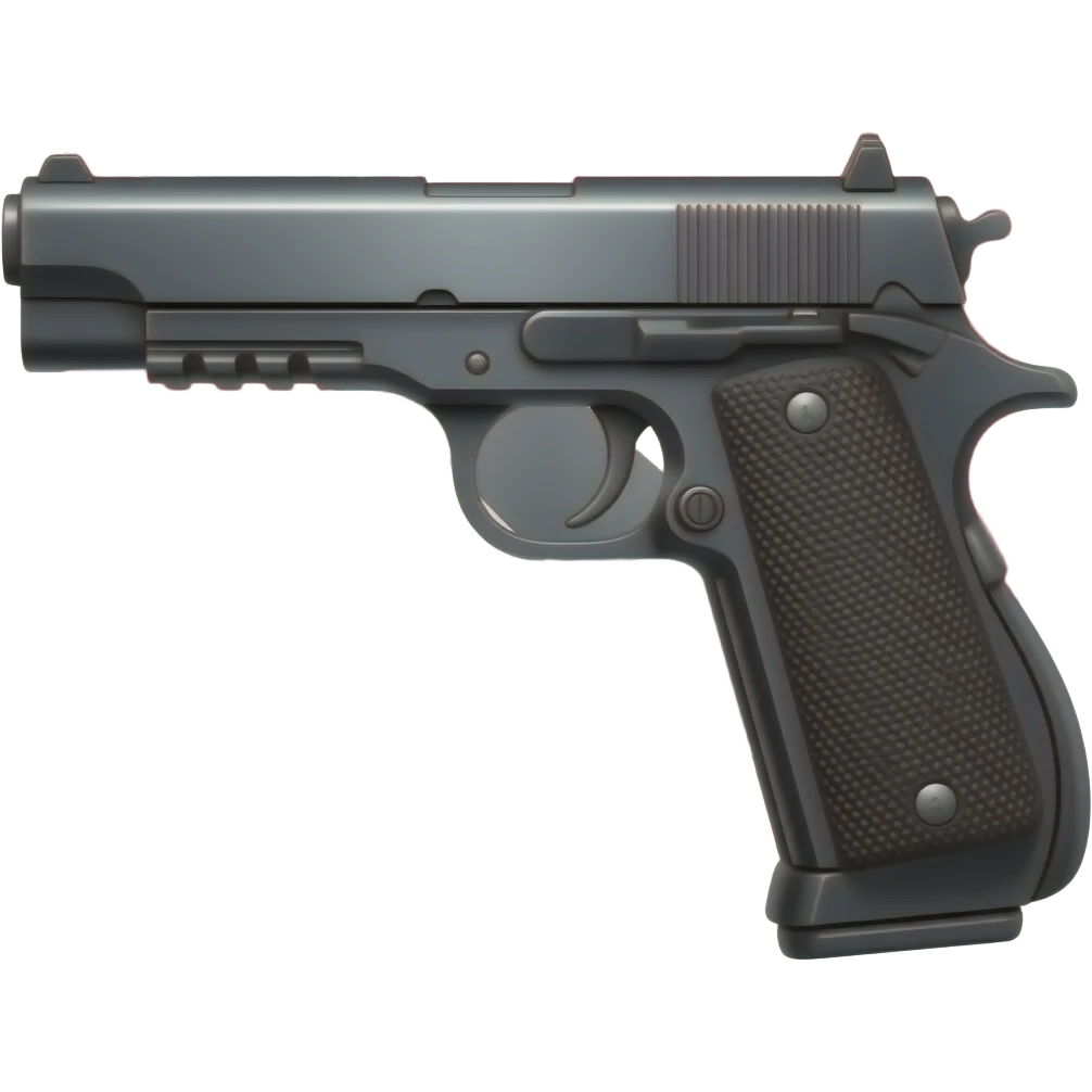 Trinidad flag with pistol emoji