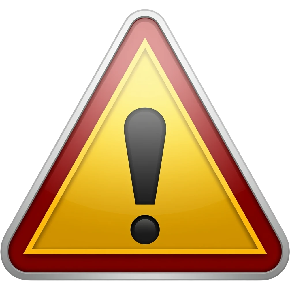 Alert sign emoji