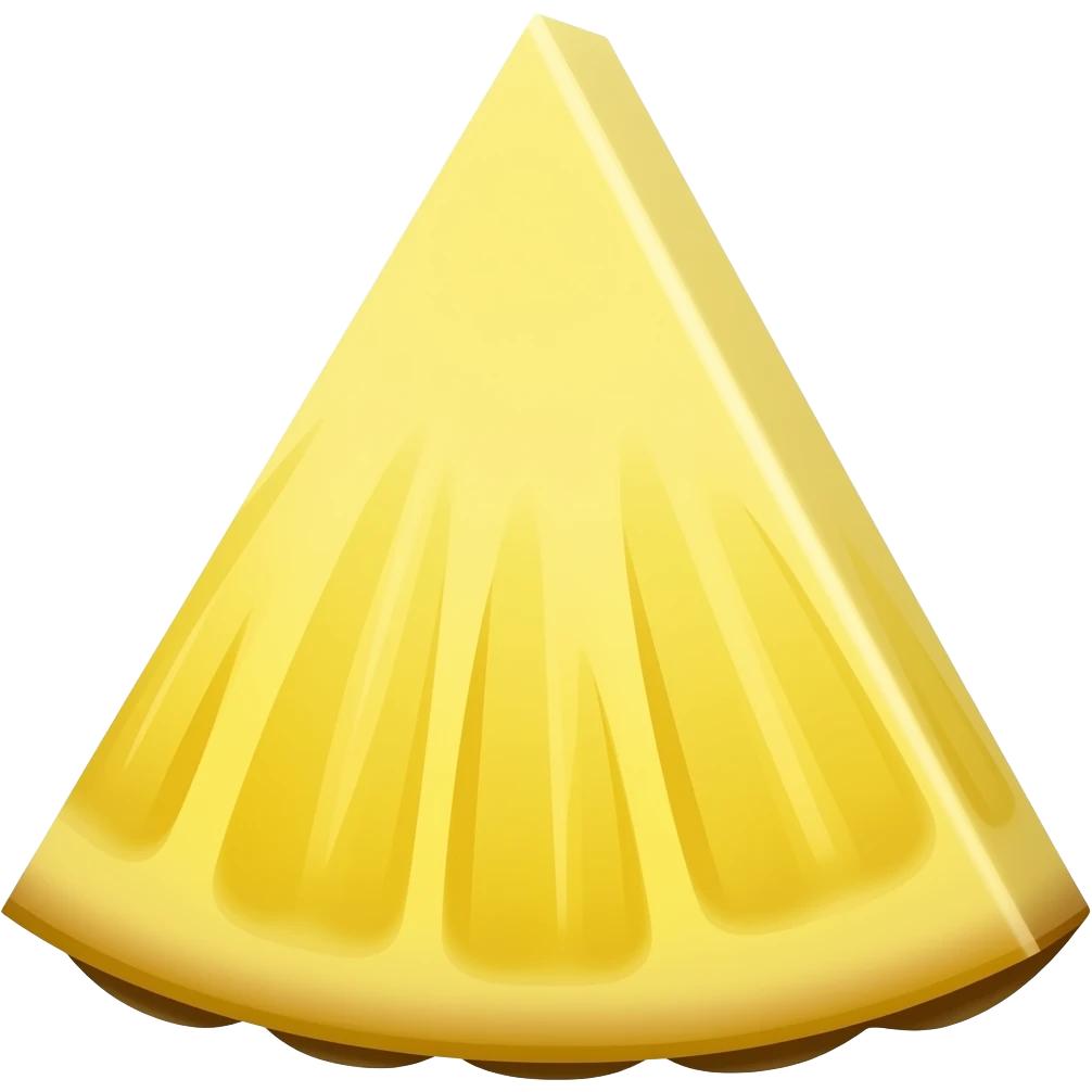 долька ананаса треугольная emoji