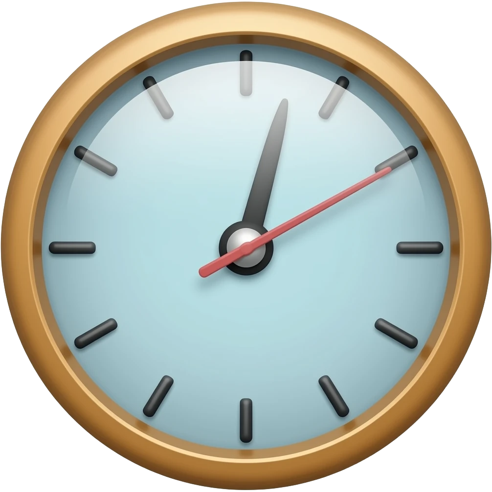 icono reloj emoji