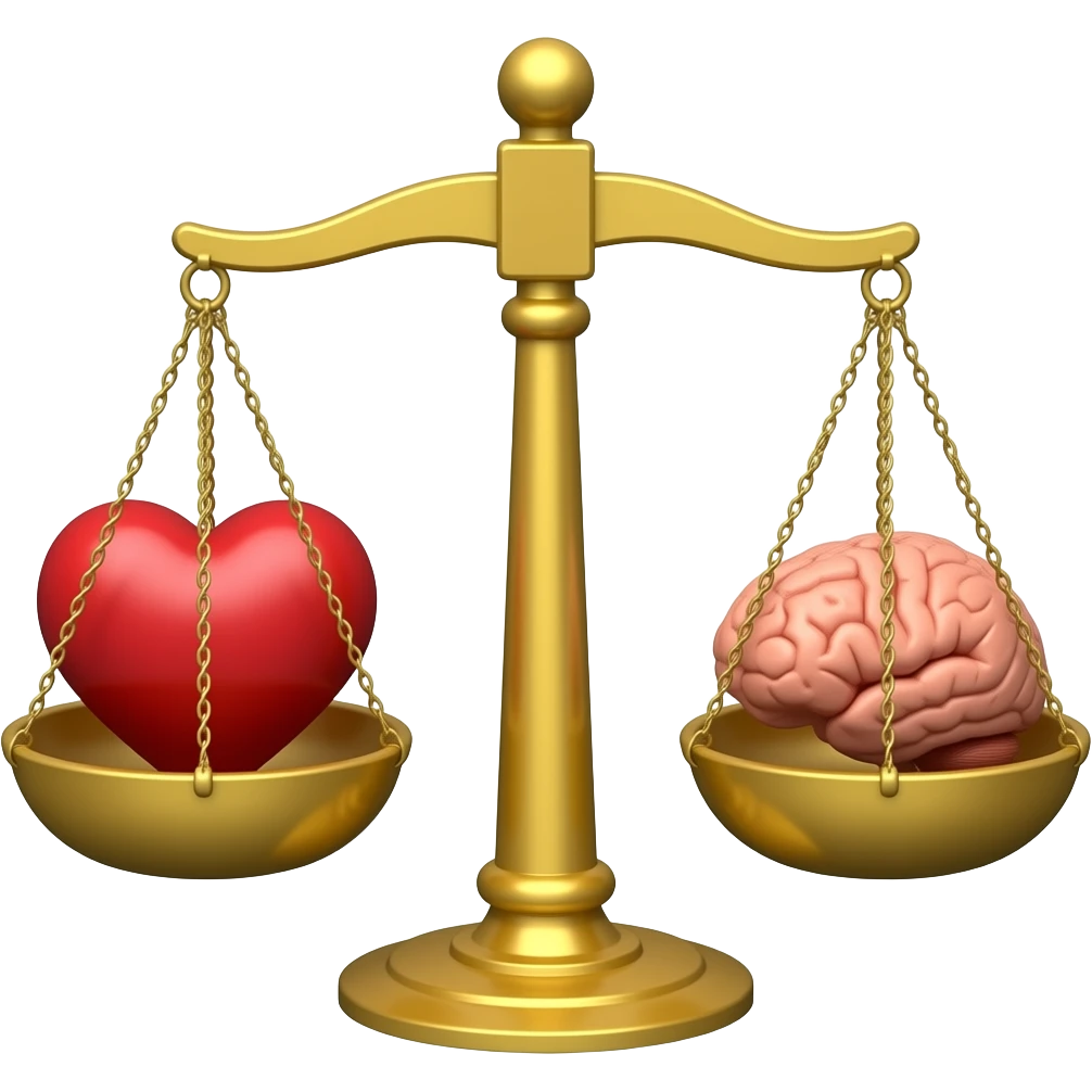 Write the law on the heart with the mind emoji