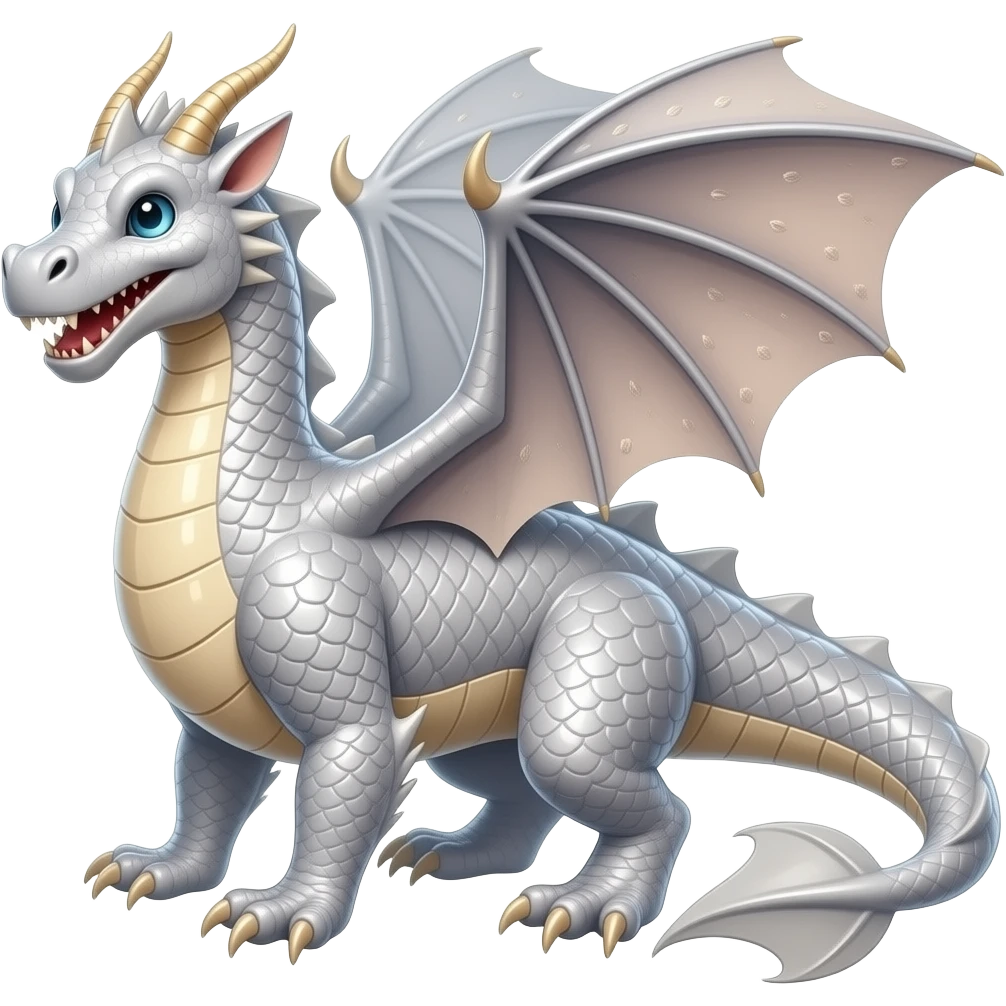 Bubblewrapped dragon emoji