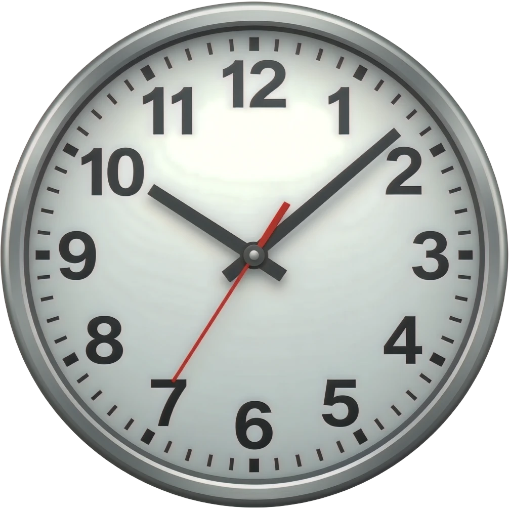wall clock emoji