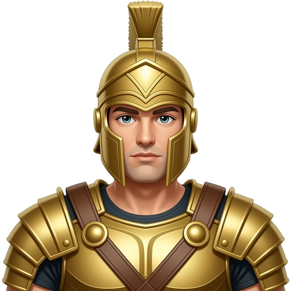 Gladiator In Golden Armor emoji