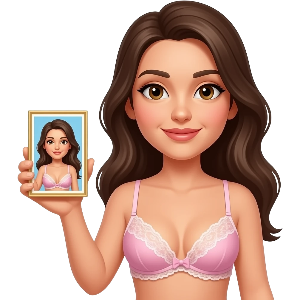 小さくなり、下着姿の女の子に捕まる emoji