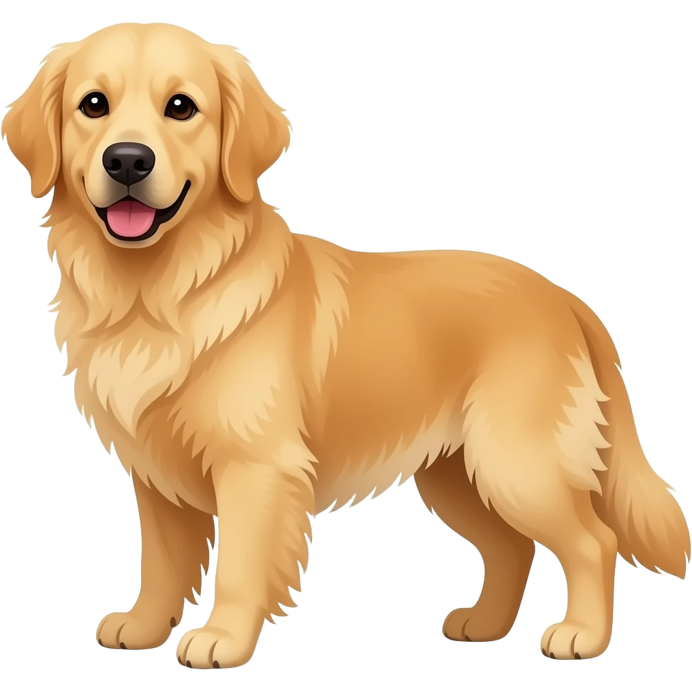 english cream golden retriever emoji