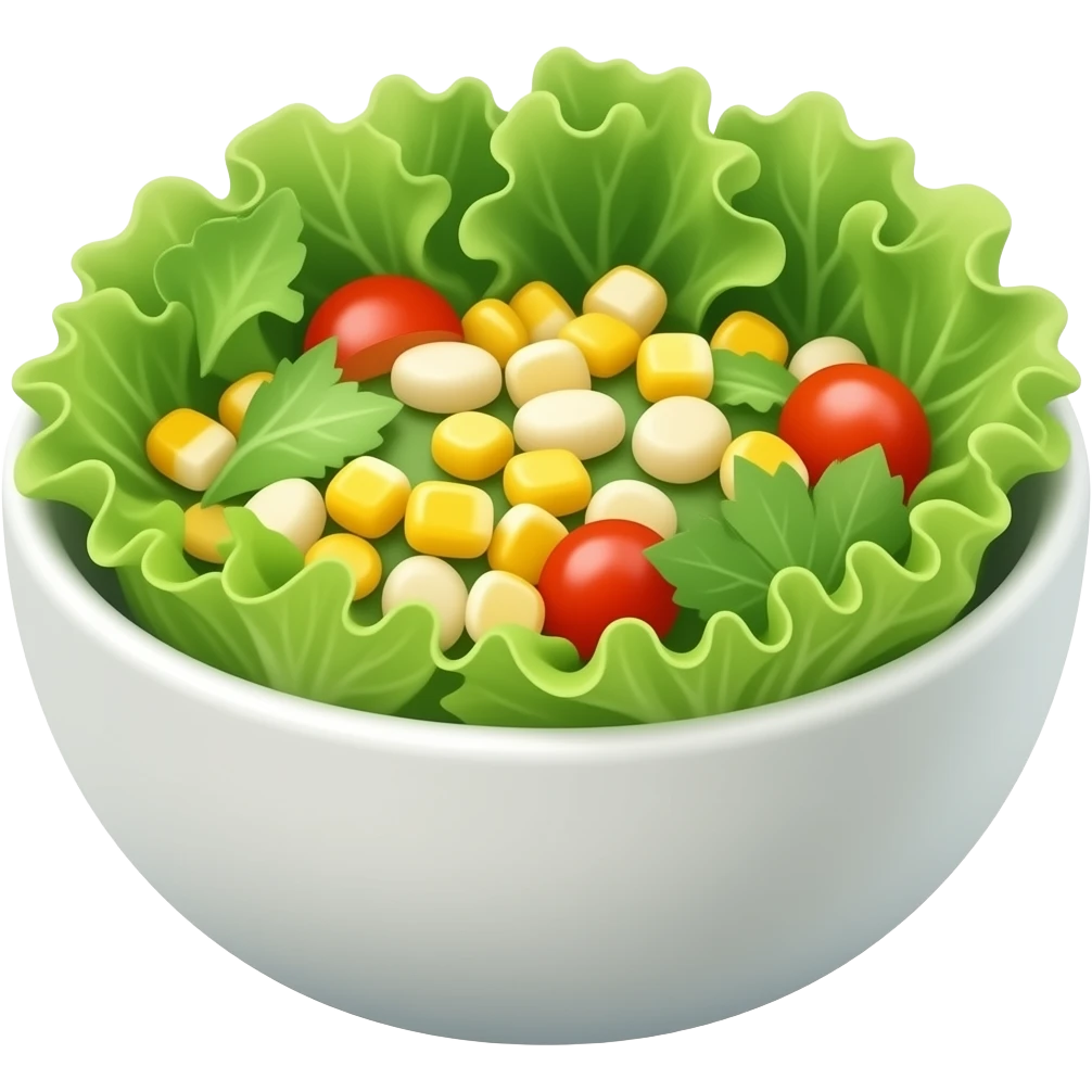 Lettuce corn salad emoji emoji