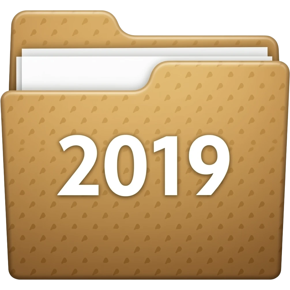 2019 number multipocket folder emoji