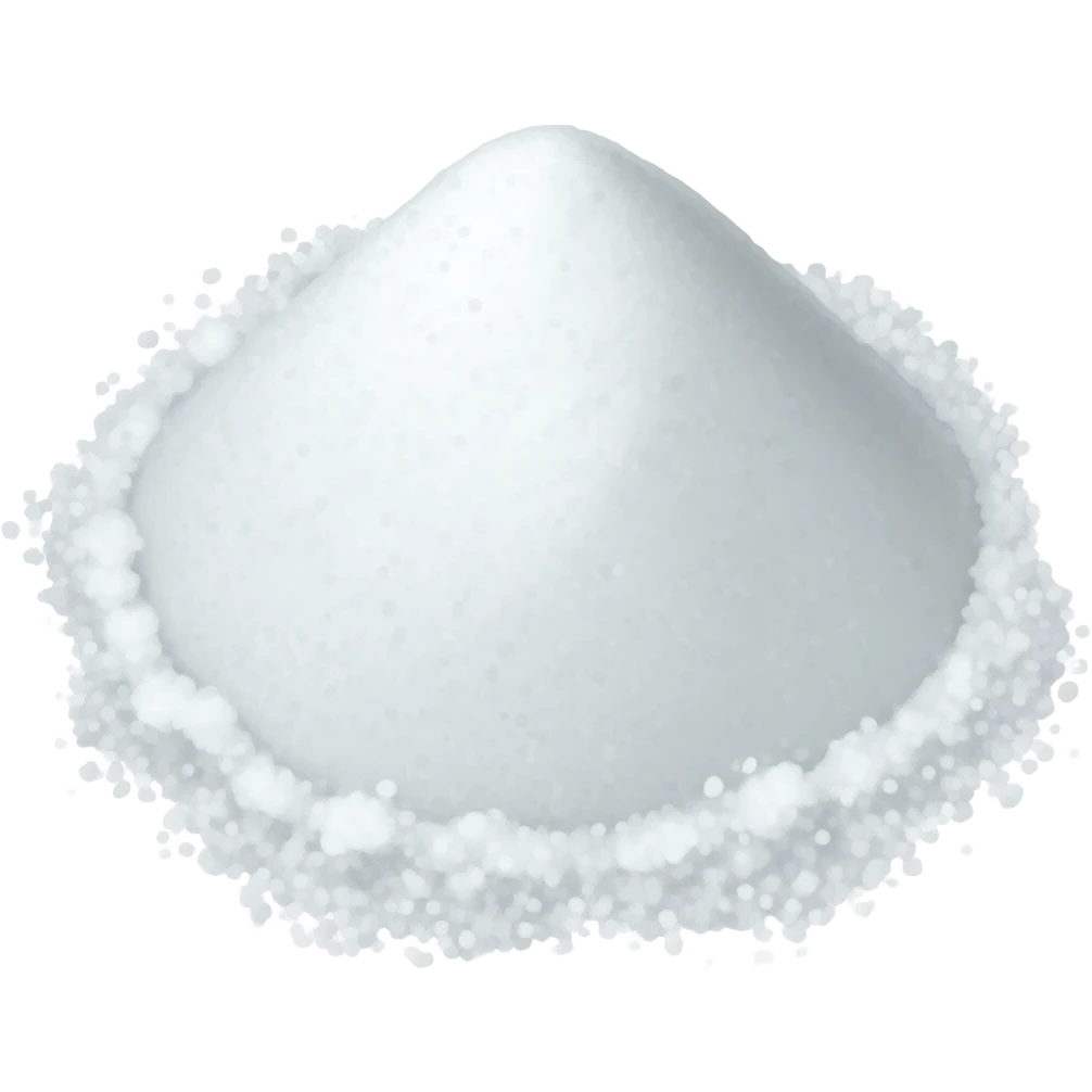 sucre en poudre emoji