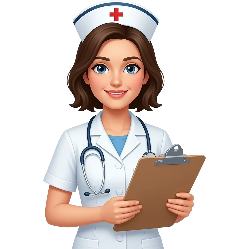 nurse standing emoji