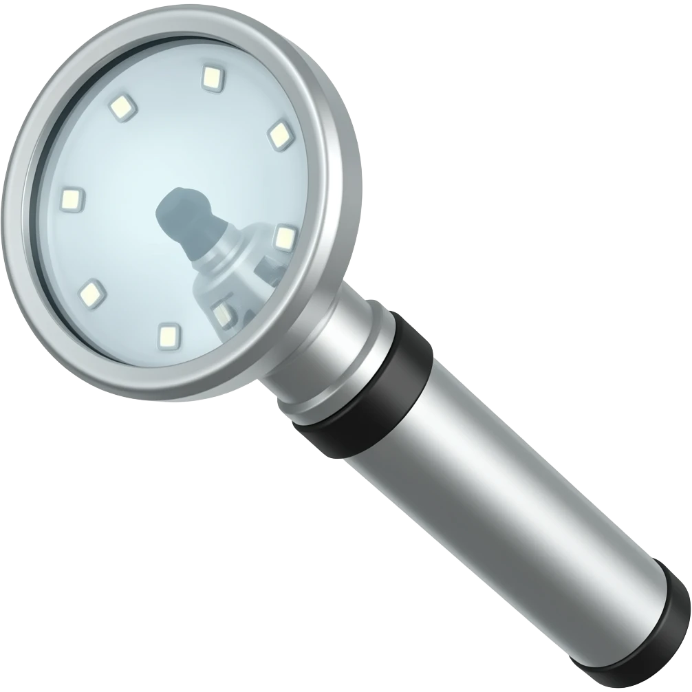 LED medical otoscope emoji