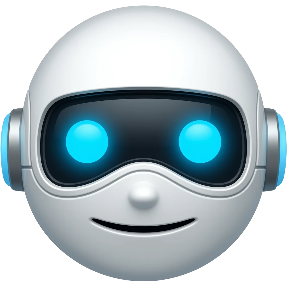 robot face emoji