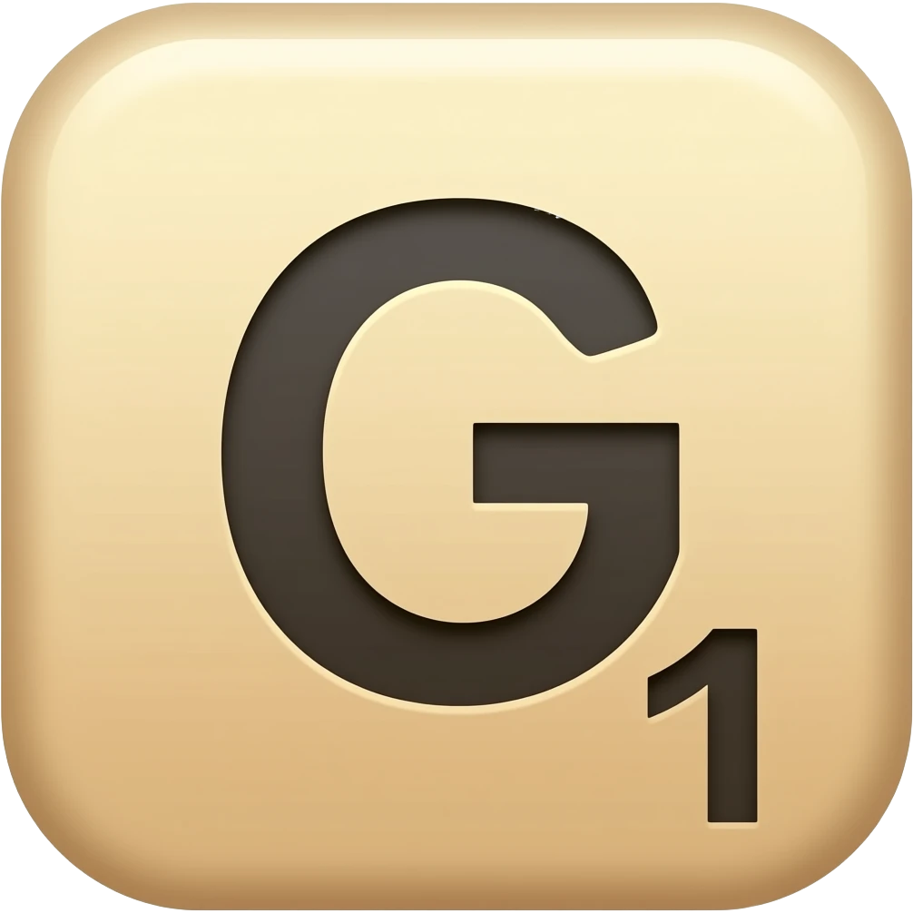 Scrabble letter? emoji