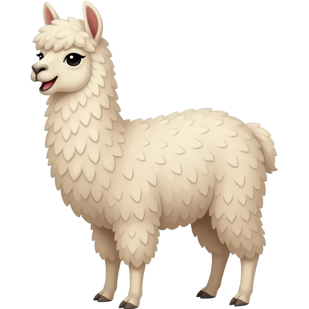 Yodeling llama emoji