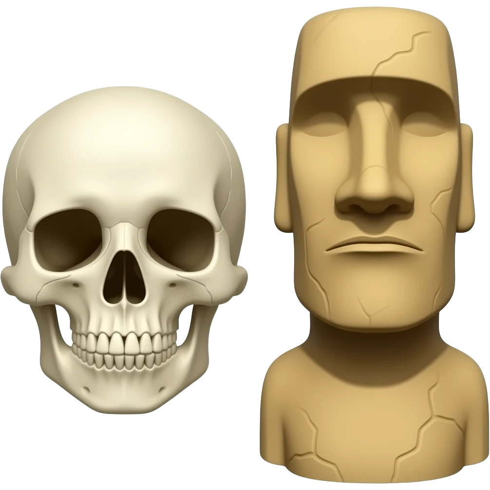 ☠️🗿 emoji
