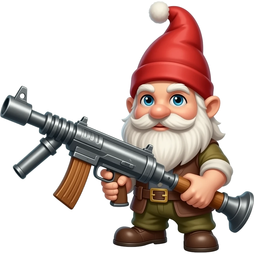 gnome with bazooka emoji