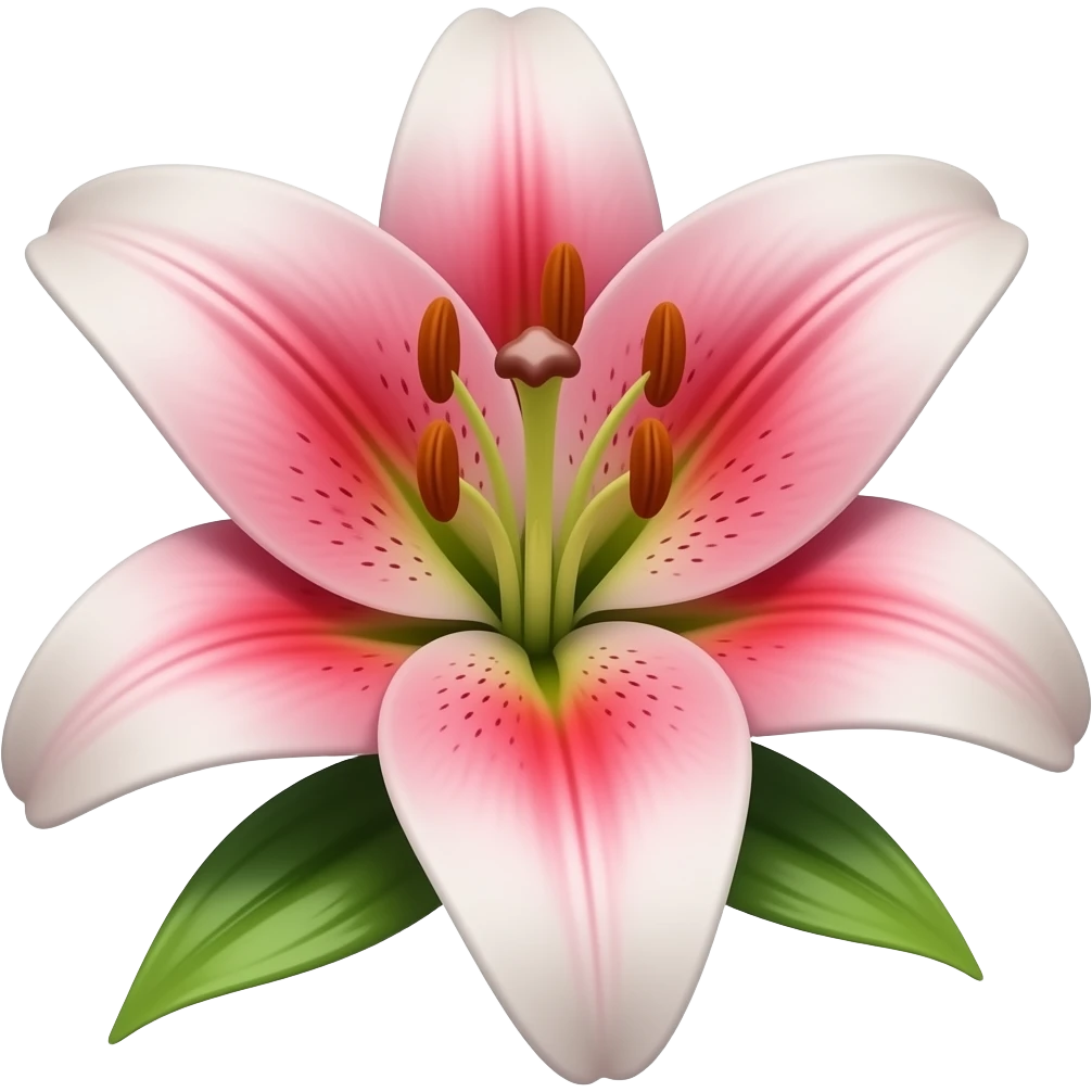 Lily flower emoji