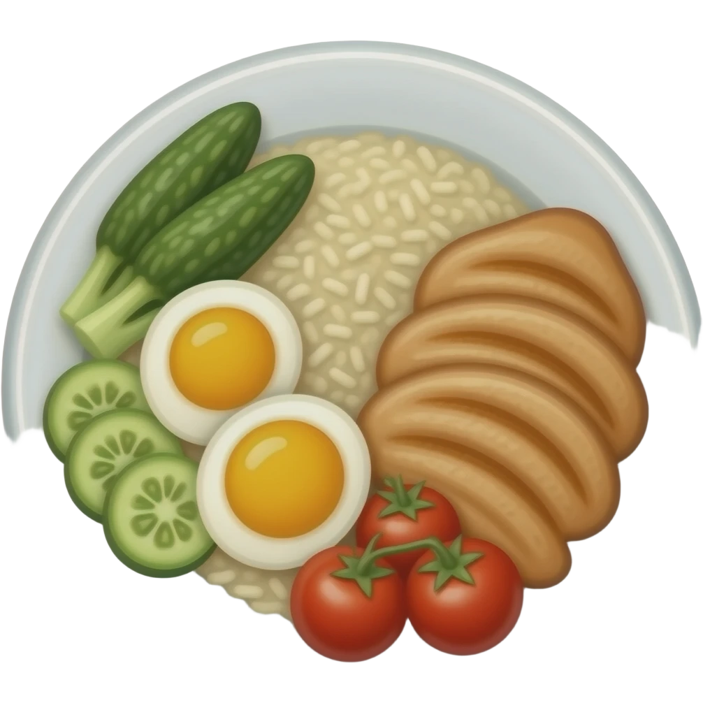 plato de comida emoji