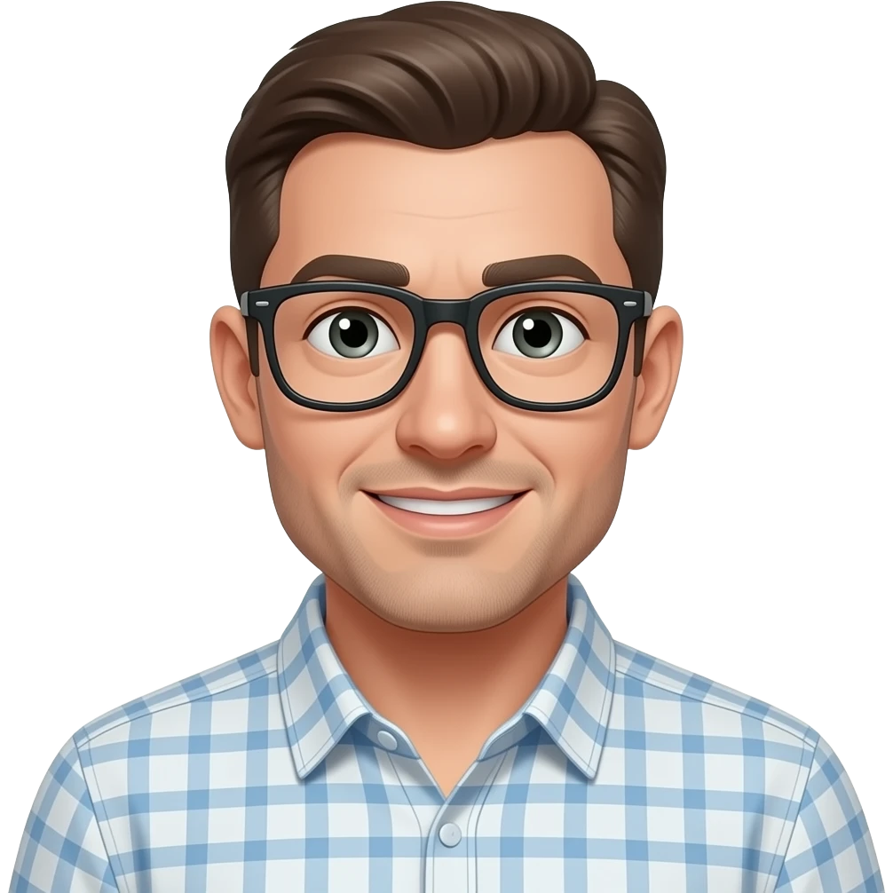 Gözlüklü bir karakter yap ve supra dan inerken emoji