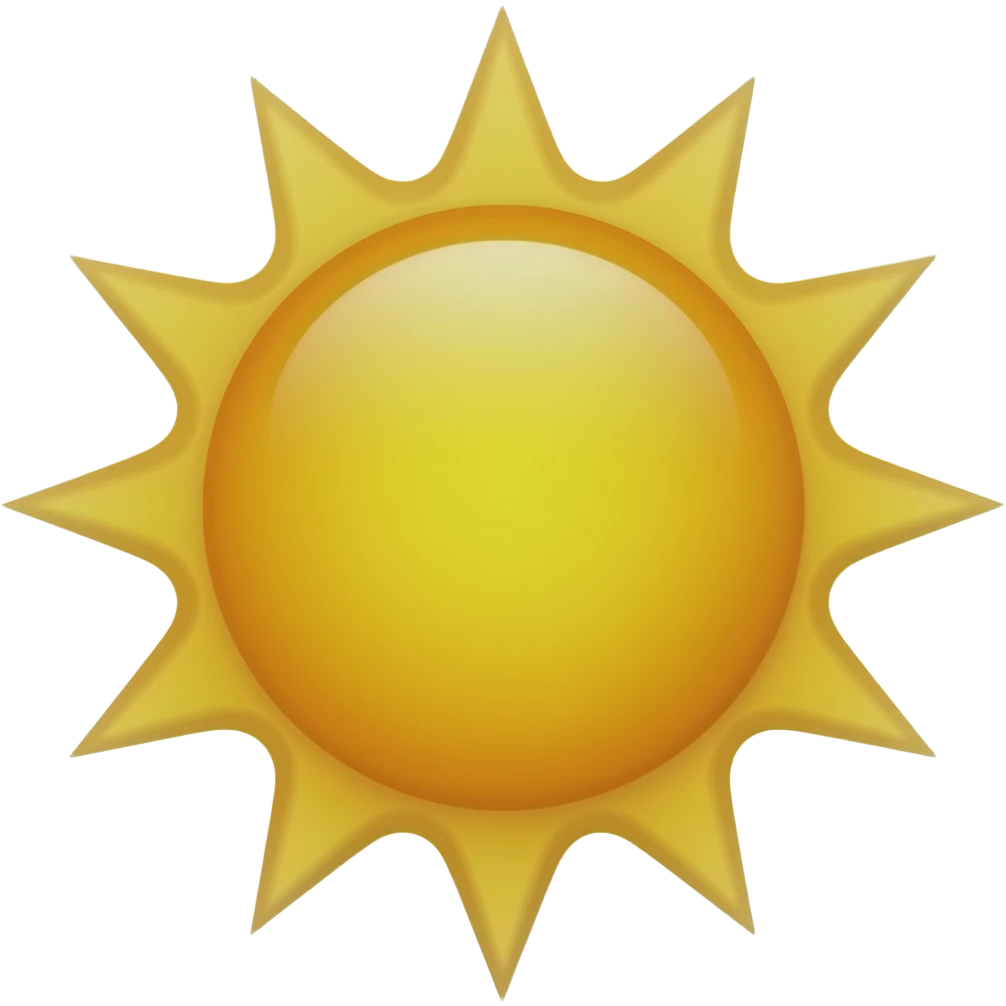 Sun emoji