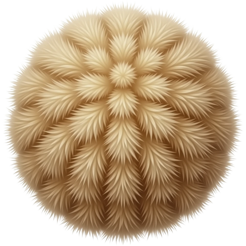 Hairy balls emoji