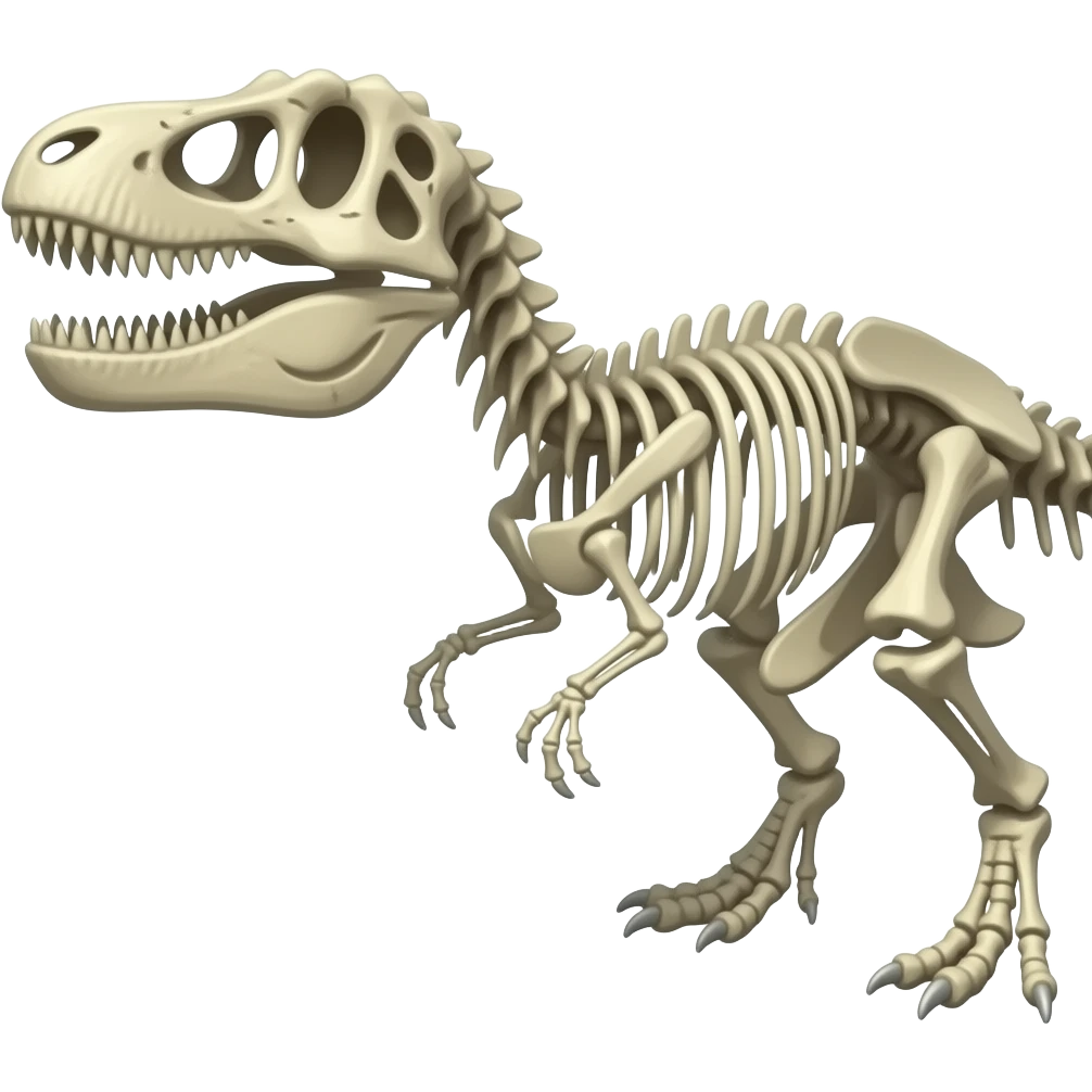 🦖skeleton emoji