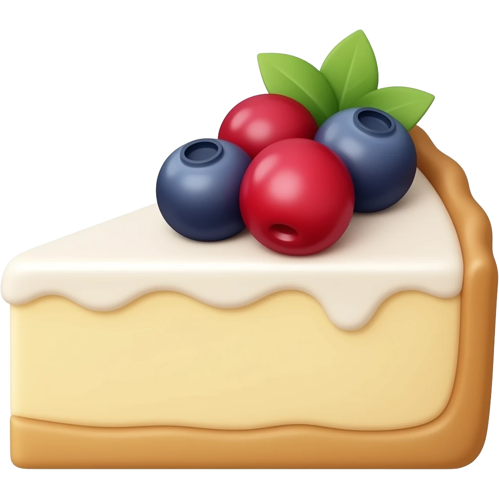 чизкейк без ягод emoji