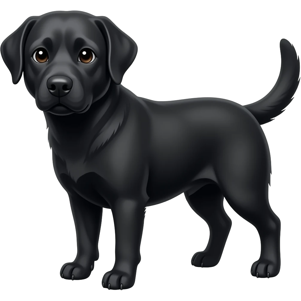 Black Lab emoji