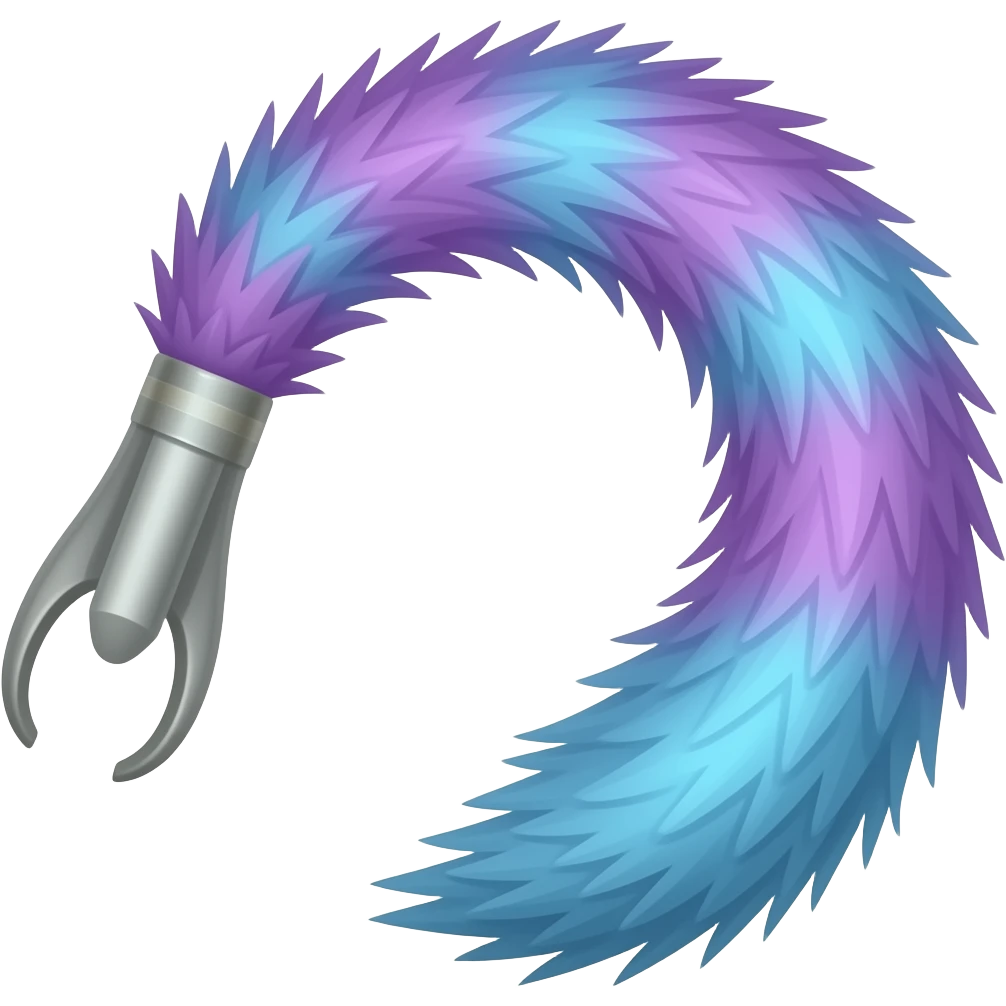 Flogger in Purple/Blue no background emoji