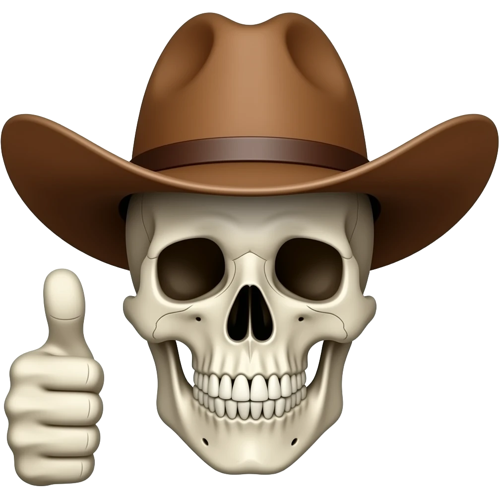 💀🤠 🤞 emoji
