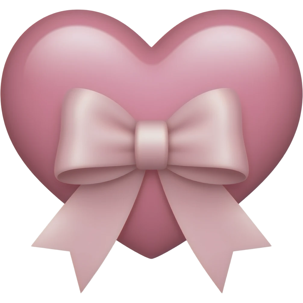 pink heart with a race ribbon bows emoji