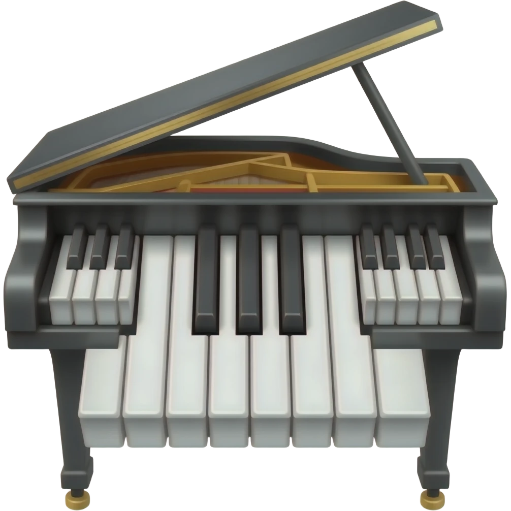 electric piano with 88 keys emoji