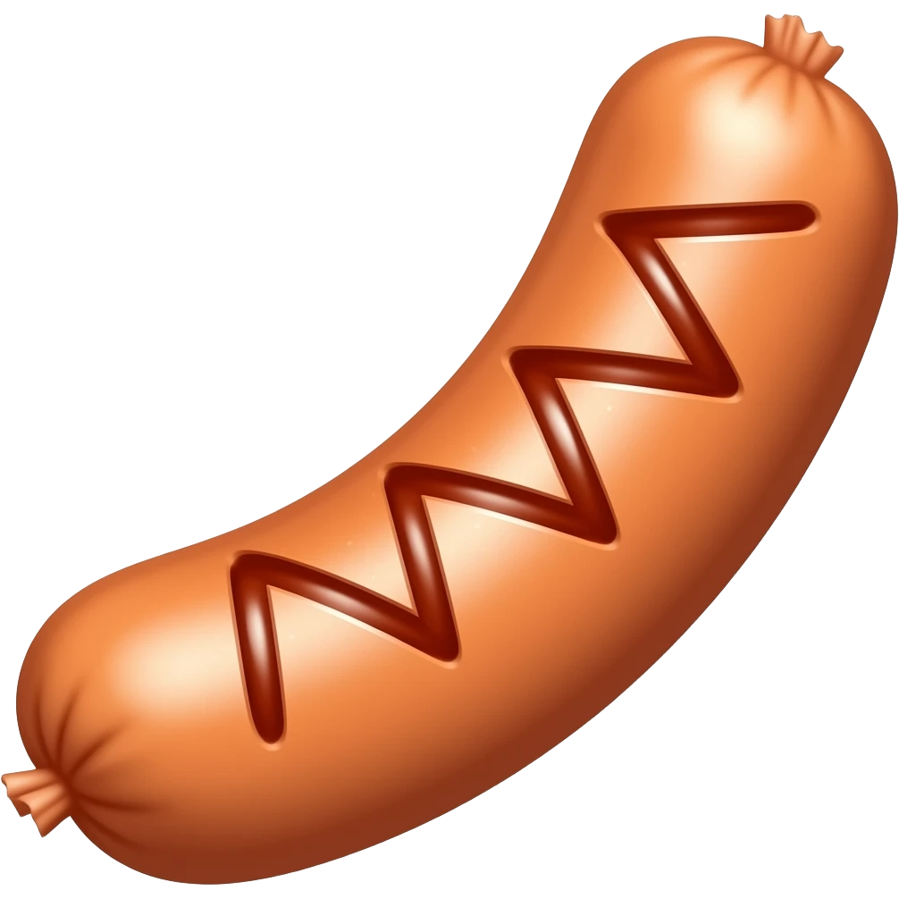 a bratwurst emoji