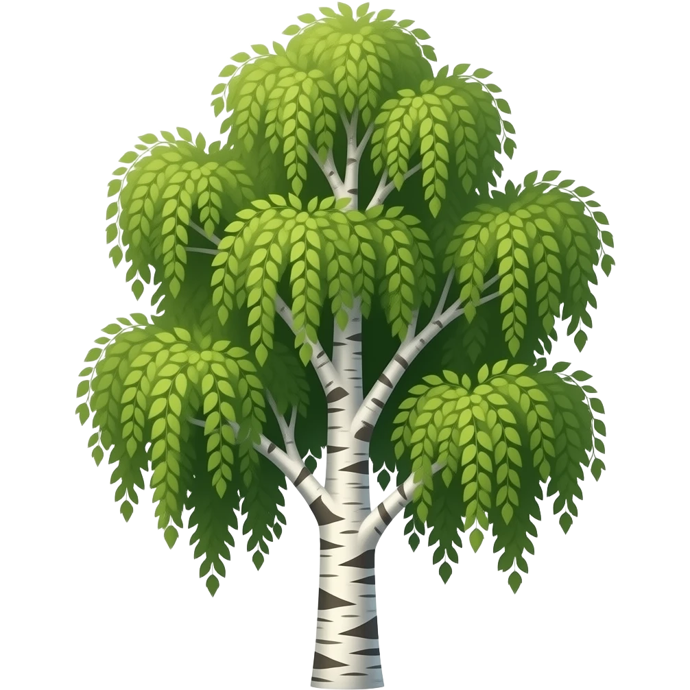 Реалистичная берёза emoji