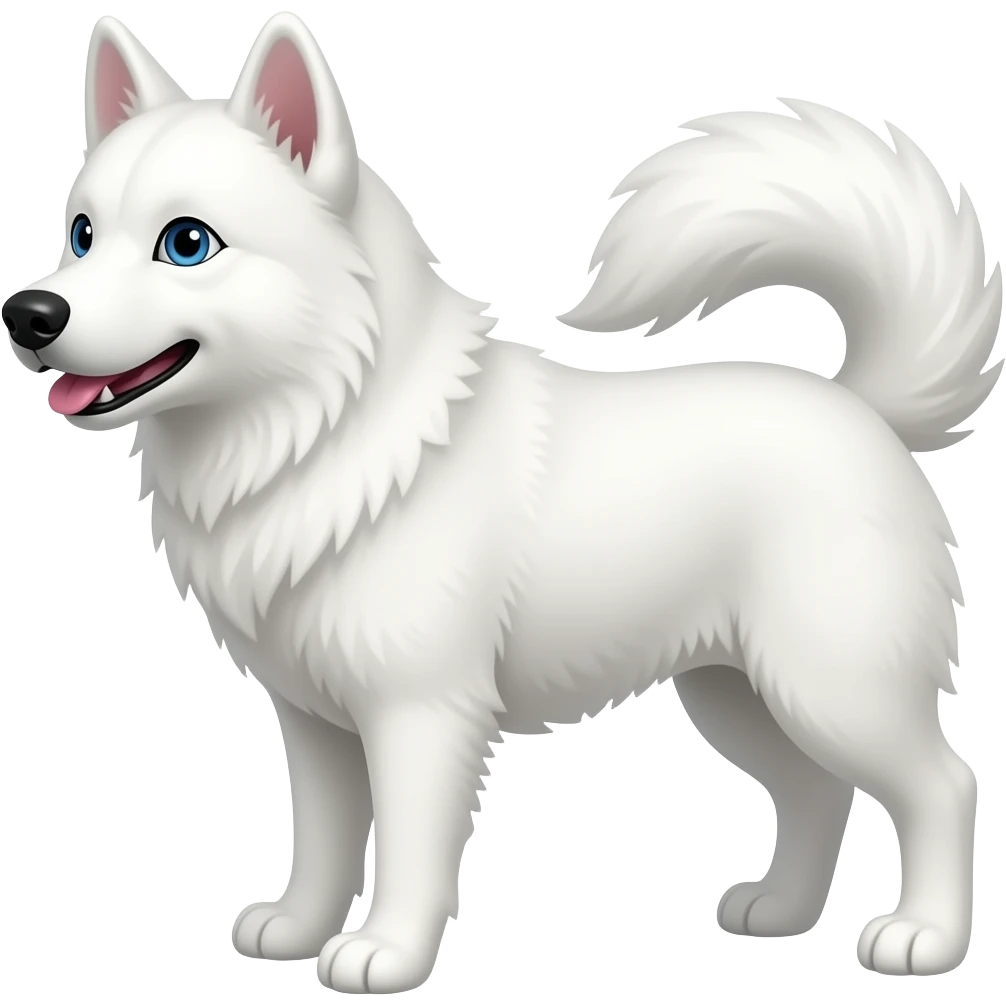 Malamute white emoji